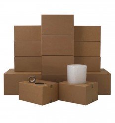 Paquete de 5 cajas de mudanza grandes y resistentes para ahorrar