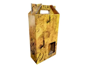 Caja para 2 botellas. Modelo Terra
