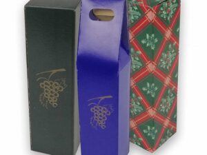 Caja de cartón para botella