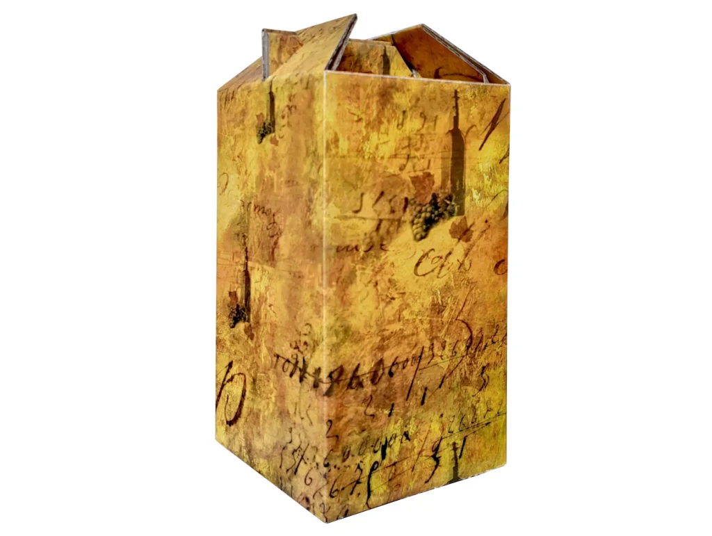 Caja para 4 botellas