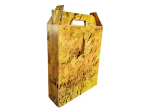 Caja para 3 botellas. Modelo Terra